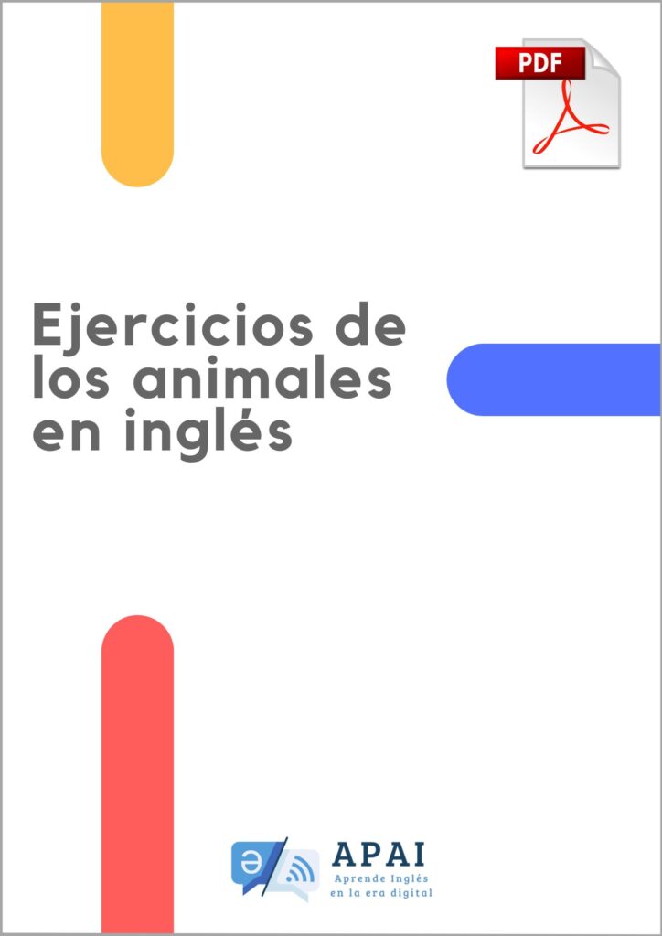 Ejercicios de animales en ingles pdf con soluciones