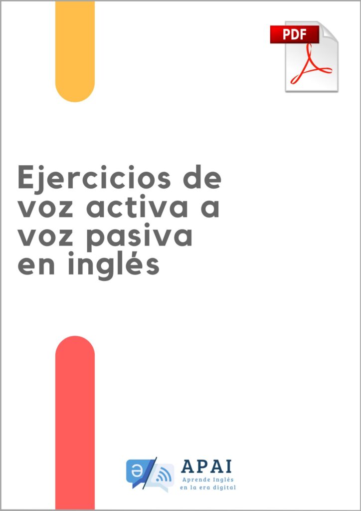 Ejercicios de voz activa a pasiva en ingles pdf con soluciones