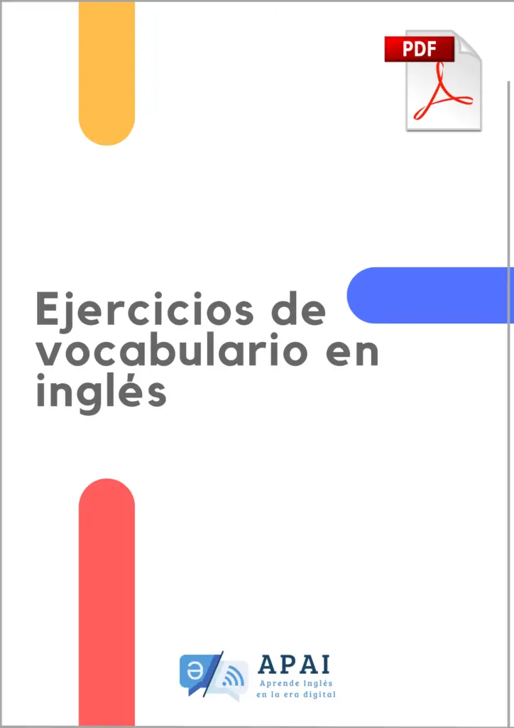 Ejercicios de vocabulario en ingles pdf con soluciones